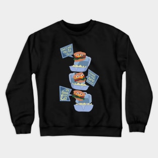 Talking Burger Trio Crewneck Sweatshirt